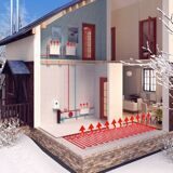 Индукционный котел промышленный