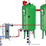 Индукционные модули горячего водоснабжения емкостной ИКВ-ГВС-Е